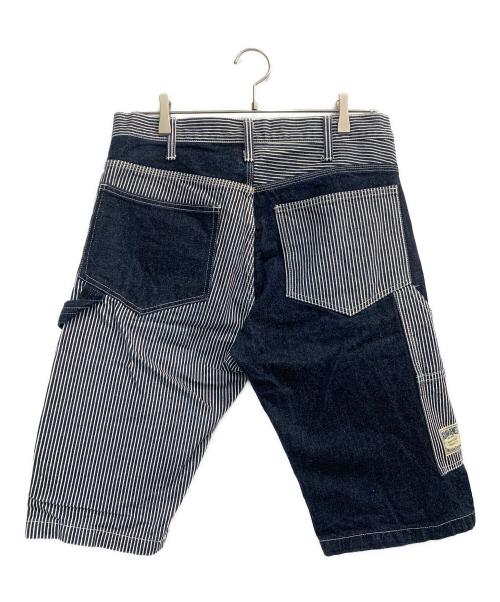 児島ジーンズ（コジマジーンズ）児島ジーンズ (コジマジーンズ) デニムハーフパンツ ヒッコリー インディゴ サイズ:32の古着・服飾アイテム