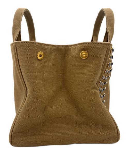 PRADA（プラダ）PRADA (プラダ) 2WAYトートバッグ ブラウンの古着・服飾アイテム