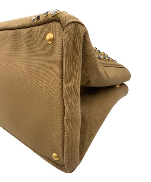 PRADA（プラダ）PRADA (プラダ) 2WAYトートバッグ ブラウンの古着・服飾アイテム