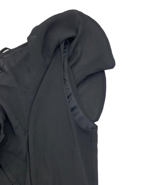 rienda（リエンダ）rienda (リエンダ) シアーパターンイレヘムワンピ ブラック サイズ:Ｍの古着・服飾アイテム