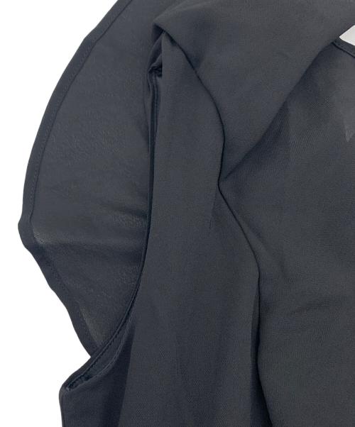 rienda（リエンダ）rienda (リエンダ) シアーパターンイレヘムワンピ ブラック サイズ:Ｍの古着・服飾アイテム