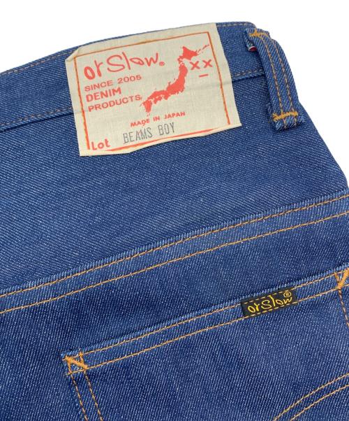 orSlow（オアスロウ）orSlow (オアスロウ) BEAMS BOY (ビームスボーイ) デニムパンツ インディゴ サイズ:XSの古着・服飾アイテム
