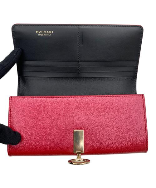 BVLGARI（ブルガリ）BVLGARI (ブルガリ) 長財布 レッドの古着・服飾アイテム