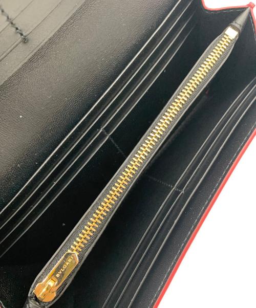 BVLGARI（ブルガリ）BVLGARI (ブルガリ) 長財布 レッドの古着・服飾アイテム