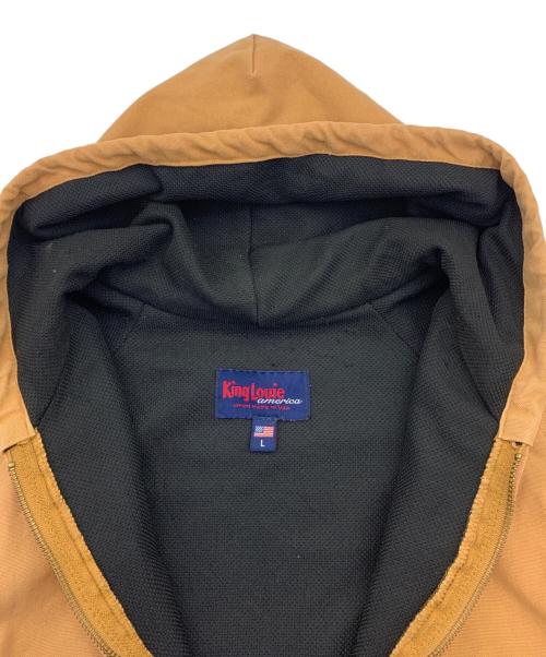 KING LOUIE（キングルイ）KING LOUIE (キングルイ) ダック地ジャケット ブラウン サイズ:Lの古着・服飾アイテム