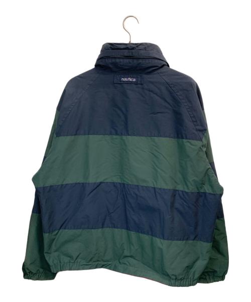 NAUTICA（ノーティカ）NAUTICA (ノーティカ) リバーシブルナイロンジャケット ネイビー×グリーン サイズ:XLの古着・服飾アイテム