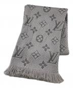 LOUIS VUITTONルイ ヴィトン）の古着「エシャルプ ロゴマニア グリペルル」｜グレー