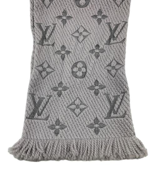 LOUIS VUITTON（ルイ ヴィトン）LOUIS VUITTON (ルイ ヴィトン) エシャルプ ロゴマニア グリペルル グレーの古着・服飾アイテム