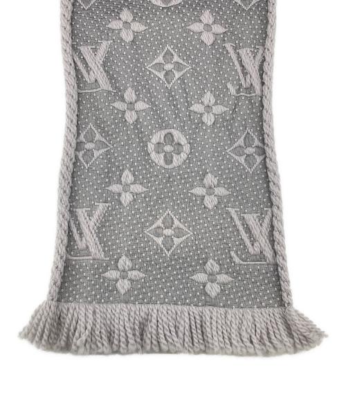 LOUIS VUITTON（ルイ ヴィトン）LOUIS VUITTON (ルイ ヴィトン) エシャルプ ロゴマニア グリペルル グレーの古着・服飾アイテム