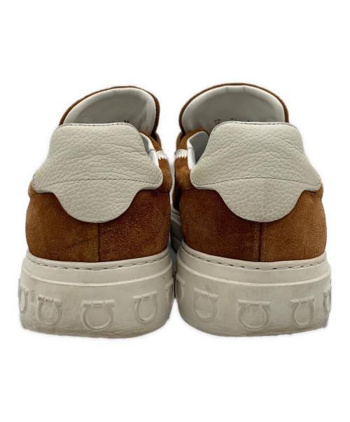 Salvatore Ferragamo（サルヴァトーレ フェラガモ）Salvatore Ferragamo (サルヴァトーレ フェラガモ) ローカットスニーカー ブラウン サイズ: 7 1/2の古着・服飾アイテム