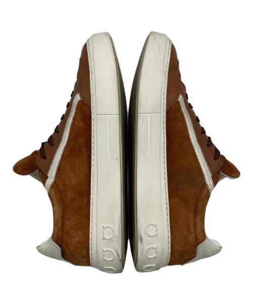 Salvatore Ferragamo（サルヴァトーレ フェラガモ）Salvatore Ferragamo (サルヴァトーレ フェラガモ) ローカットスニーカー ブラウン サイズ: 7 1/2の古着・服飾アイテム