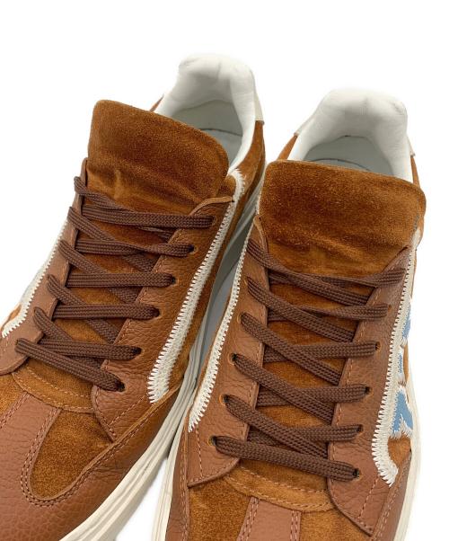 Salvatore Ferragamo（サルヴァトーレ フェラガモ）Salvatore Ferragamo (サルヴァトーレ フェラガモ) ローカットスニーカー ブラウン サイズ: 7 1/2の古着・服飾アイテム