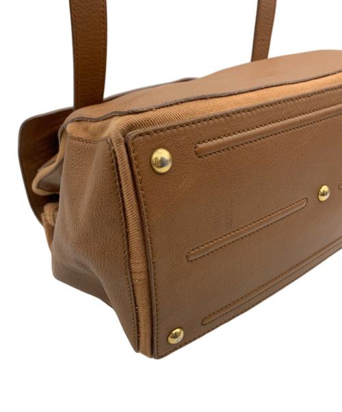 Yves Saint Laurent（イヴサンローラン）Yves Saint Laurent (イヴサンローラン) ミューズトゥ ハンドバッグ ブラウンの古着・服飾アイテム