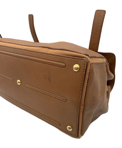 Yves Saint Laurent（イヴサンローラン）Yves Saint Laurent (イヴサンローラン) ミューズトゥ ハンドバッグ ブラウンの古着・服飾アイテム