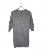 UNMINOUアンミヌ）の古着「ニットワンピース」｜グレー