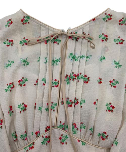 Snidel（スナイデル）Snidel (スナイデル) ミドルワンピース アイボリーの古着・服飾アイテム