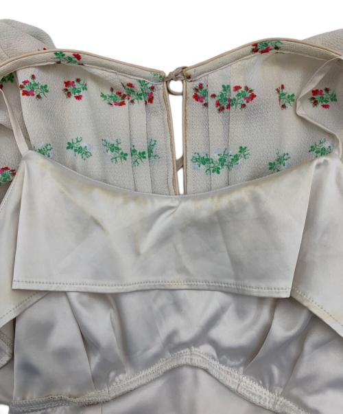 Snidel（スナイデル）Snidel (スナイデル) ミドルワンピース アイボリーの古着・服飾アイテム