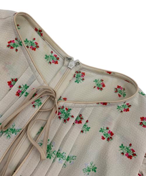 Snidel（スナイデル）Snidel (スナイデル) ミドルワンピース アイボリーの古着・服飾アイテム