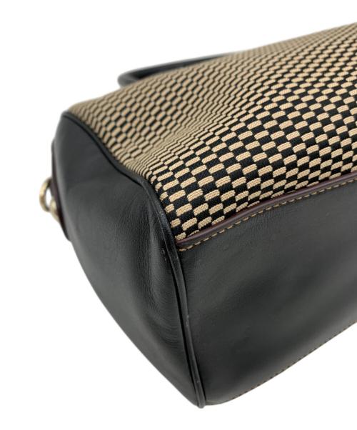 COACH（コーチ）COACH (コーチ) 2WAYバッグ ブラック×ブラウンの古着・服飾アイテム