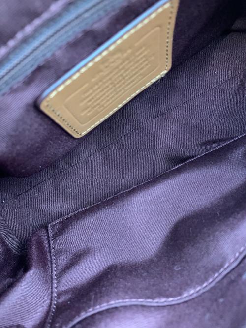 COACH（コーチ）COACH (コーチ) 2WAYバッグ ブラック×ブラウンの古着・服飾アイテム