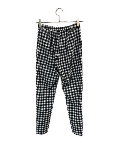 sheller（シェリエ）sheller (シェリエ) チェックパンツ ホワイト×ブラック サイズ:Sの古着・服飾アイテム