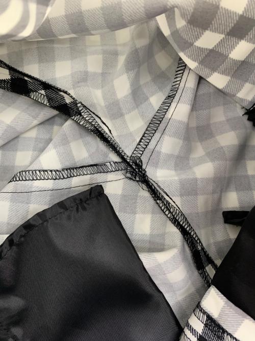 sheller（シェリエ）sheller (シェリエ) チェックパンツ ホワイト×ブラック サイズ:Sの古着・服飾アイテム