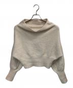 anuansアニュアンス）の古着「ラクーンオフショルニットプルオーバー」｜アイボリー