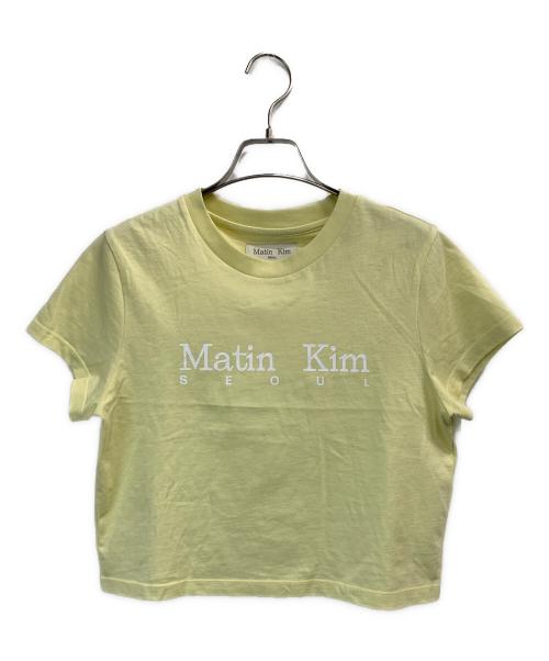 martin kim（マーティンキム）martin kim (マーティンキム) 半袖カットソー イエロー サイズ:Sの古着・服飾アイテム