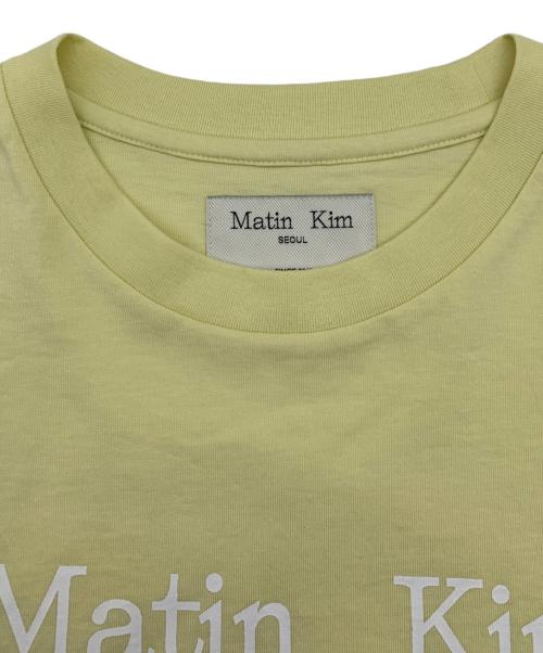 martin kim（マーティンキム）martin kim (マーティンキム) 半袖カットソー イエロー サイズ:Sの古着・服飾アイテム