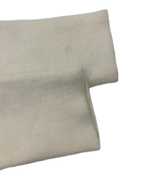 anuana（アニュアンス）anuana (アニュアンス) ラクーンブレンドノーカラーニットジャケット アイボリー サイズ:Fの古着・服飾アイテム