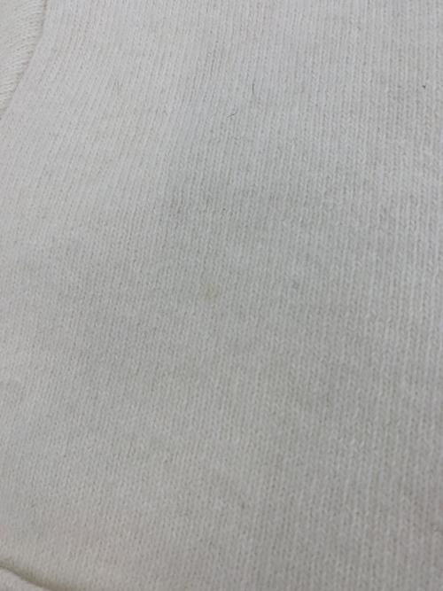 anuana（アニュアンス）anuana (アニュアンス) ラクーンブレンドノーカラーニットジャケット アイボリー サイズ:Fの古着・服飾アイテム