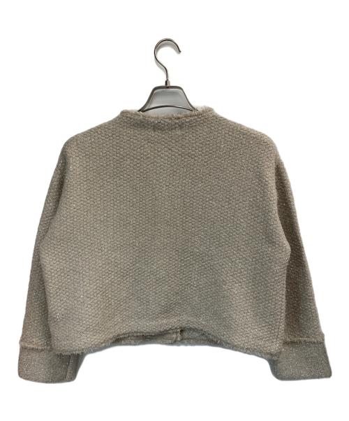 Mystrada（マイストラーダ）Mystrada (マイストラーダ) ツイードジャケット ベージュ サイズ:36の古着・服飾アイテム