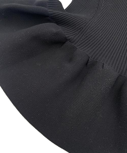 sheller（シェリエ）sheller (シェリエ) 薄手ニット ブラック サイズ:Fの古着・服飾アイテム