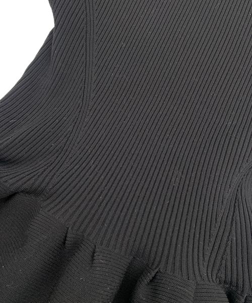 sheller（シェリエ）sheller (シェリエ) 薄手ニット ブラック サイズ:Fの古着・服飾アイテム