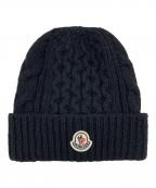 MONCLERモンクレール）の古着「Beanie with logo」｜ブラック