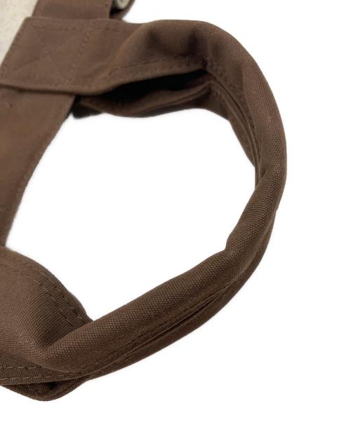 HEAD PORTER（ヘッドポーター）HEAD PORTER (ヘッドポーター) ハンドバッグ ブラウン×ベージュの古着・服飾アイテム