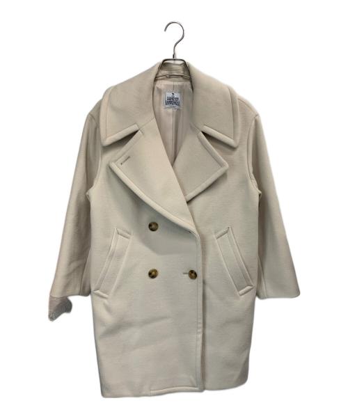 BEAUTY&YOUTH（ビューティーアンドユース）BEAUTY&YOUTH (ビューティーアンドユース) ハミルトンウールブレンド P コート アイボリー サイズ:Sの古着・服飾アイテム