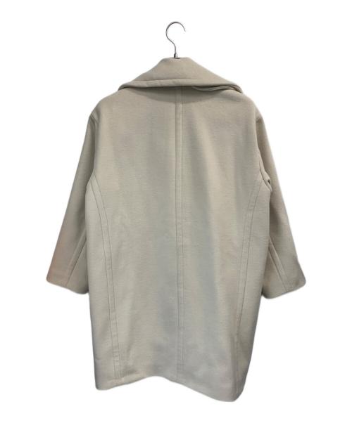 BEAUTY&YOUTH（ビューティーアンドユース）BEAUTY&YOUTH (ビューティーアンドユース) ハミルトンウールブレンド P コート アイボリー サイズ:Sの古着・服飾アイテム