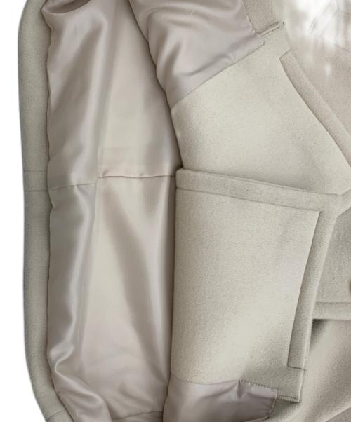 BEAUTY&YOUTH（ビューティーアンドユース）BEAUTY&YOUTH (ビューティーアンドユース) ハミルトンウールブレンド P コート アイボリー サイズ:Sの古着・服飾アイテム