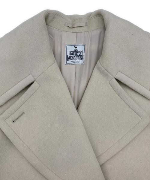 BEAUTY&YOUTH（ビューティーアンドユース）BEAUTY&YOUTH (ビューティーアンドユース) ハミルトンウールブレンド P コート アイボリー サイズ:Sの古着・服飾アイテム