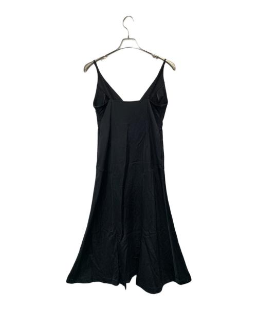 UN3D.（アンスリード）UN3D. (アンスリード) キャミソールワンピース ブラック サイズ:36の古着・服飾アイテム
