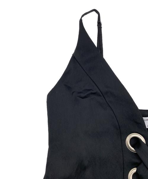 UN3D.（アンスリード）UN3D. (アンスリード) キャミソールワンピース ブラック サイズ:36の古着・服飾アイテム