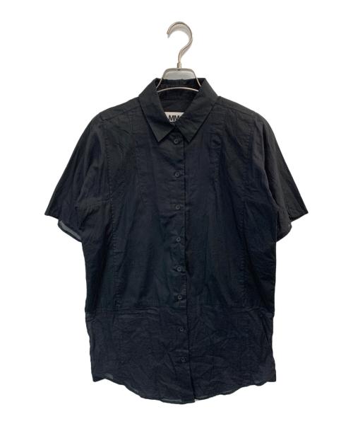 MM6 Maison Margiela（エムエムシックスメゾンマルジェラ）MM6 Maison Margiela (エムエムシックスメゾンマルジェラ) 半袖シャツ ブラック サイズ:42の古着・服飾アイテム