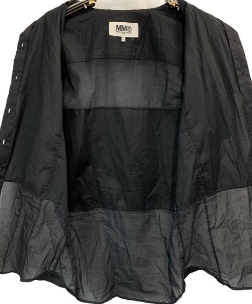 MM6 Maison Margiela（エムエムシックスメゾンマルジェラ）MM6 Maison Margiela (エムエムシックスメゾンマルジェラ) 半袖シャツ ブラック サイズ:42の古着・服飾アイテム