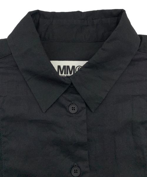 MM6 Maison Margiela（エムエムシックスメゾンマルジェラ）MM6 Maison Margiela (エムエムシックスメゾンマルジェラ) 半袖シャツ ブラック サイズ:42の古着・服飾アイテム
