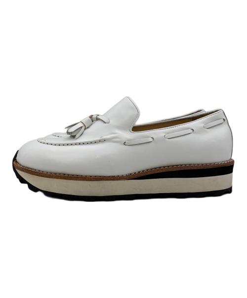 L.A.B BY LONDON BROWN（ラブバイロンドンブラウン）L.A.B BY LONDON BROWN (ラブバイロンドンブラウン) タッセルシューズ ホワイト サイズ:36の古着・服飾アイテム