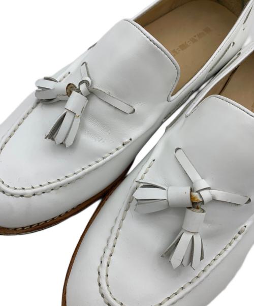 L.A.B BY LONDON BROWN（ラブバイロンドンブラウン）L.A.B BY LONDON BROWN (ラブバイロンドンブラウン) タッセルシューズ ホワイト サイズ:36の古着・服飾アイテム