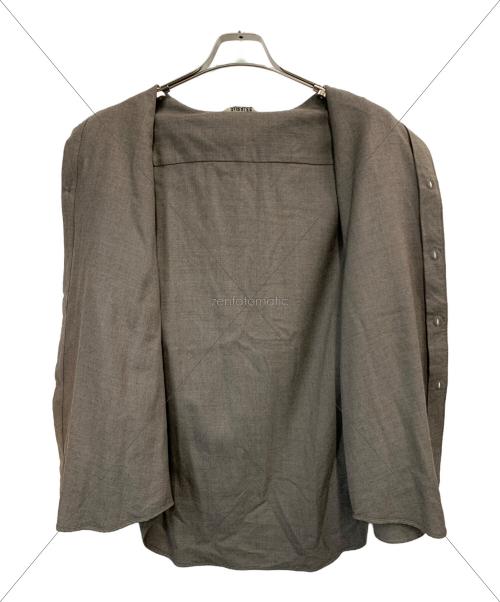 AURALEE（オーラリー）AURALEE (オーラリー) SUPER LIGHT WOOL SHIRT ベージュ サイズ:1の古着・服飾アイテム