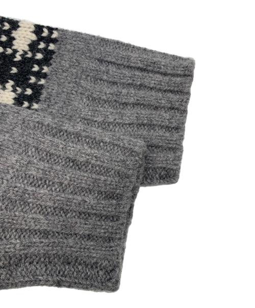 FRAMeWORK（フレームワーク）FRAMeWORK (フレームワーク) ジャガードZIPカーディガン グレー サイズ:記載なしの古着・服飾アイテム