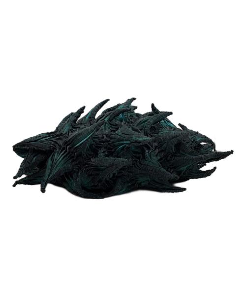 BUNZABURO（ブンザブロウ）BUNZABURO (ブンザブロウ) 大きなツンツンのバッグ グリーンの古着・服飾アイテム